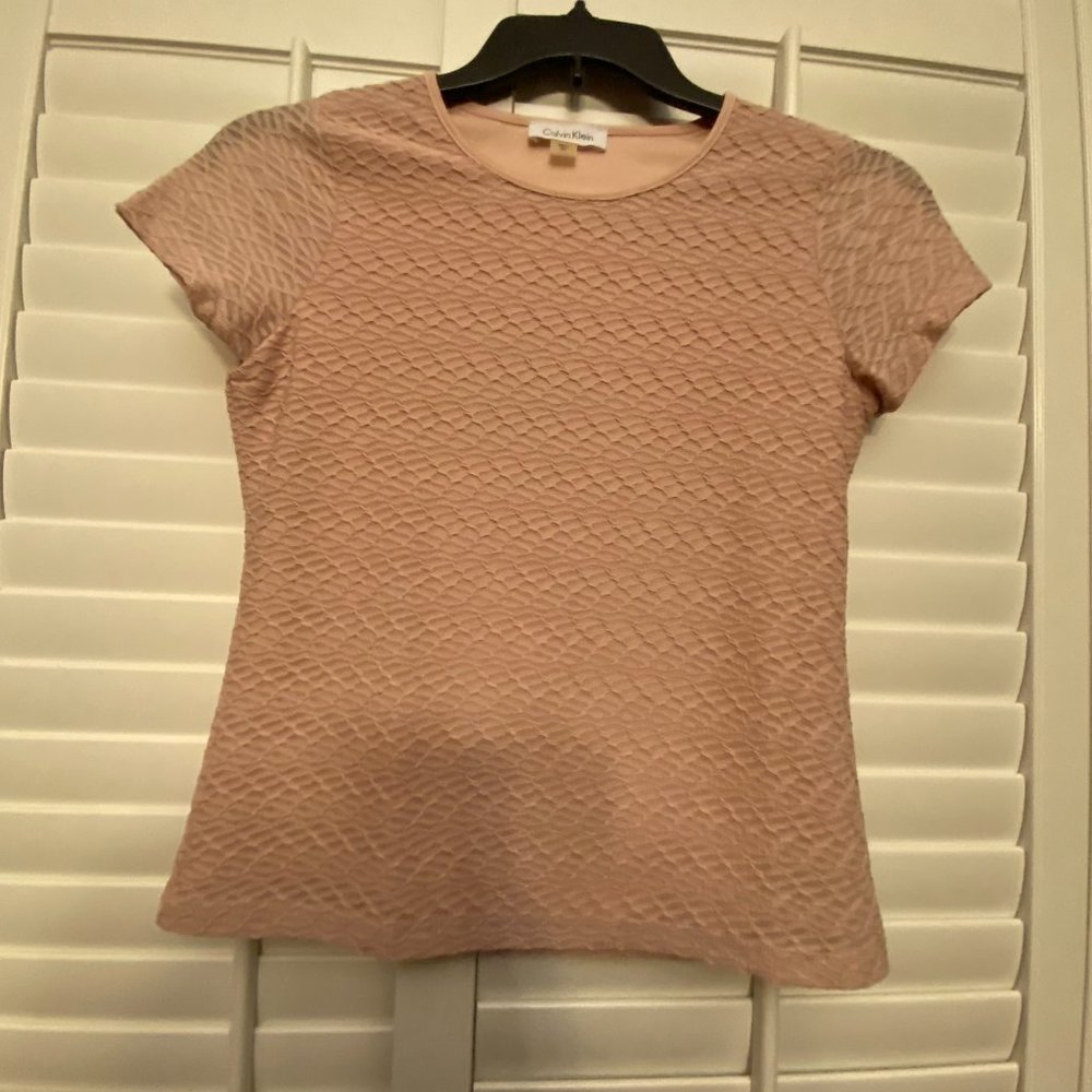 Calvin Klein short sleeve top size PS
